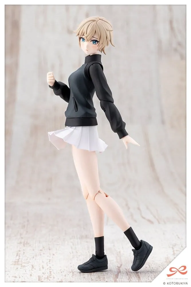 Sousai Shojo Teien Plastic Model Kit 1/10 Rui Saotome Touhou High School Tracksuit Dreaming Style Midnight Onyx 16 cm